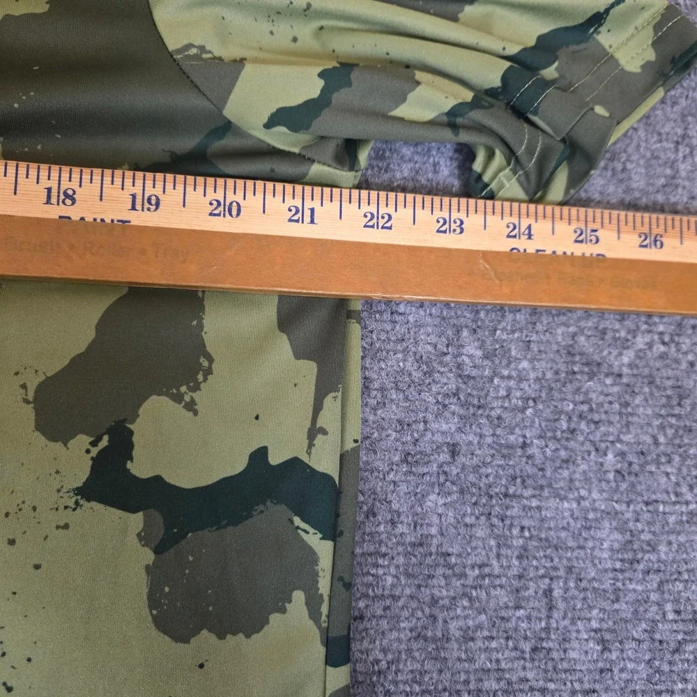 Adidas FC Dallas Soccer Jersey Large Green Camouflage Short‎ Sleeve Performance